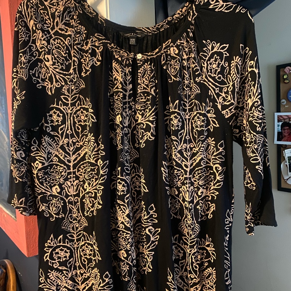 Lucky Brand 3/4 length shirt 1X